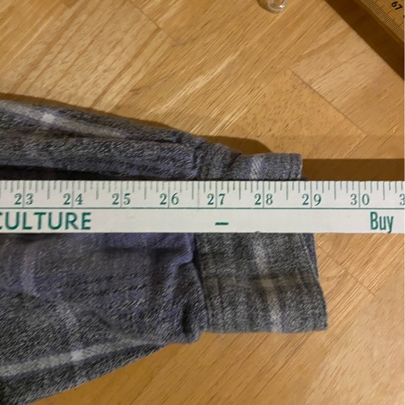 Vintage 90s Plaid Button Up Shirt Mens Large Protest Purple Grunge Nirvana - Picture 14 of 14